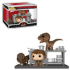 Jurassic Park POP! Moments Movies Jurassic Park- Tim & Velociraptors