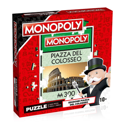 Winning Moves -  Monopoly - Piazza del Colosseo, Roma Puzzle (1000 pz)