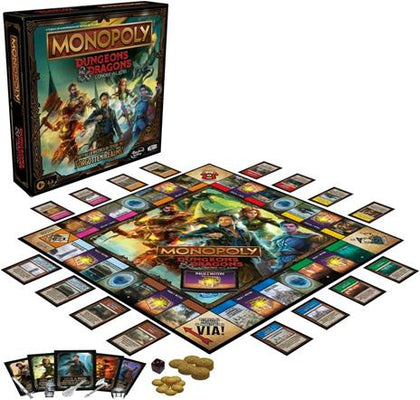 Hasbro - Monopoly - Dungeons & Dragons L'Onore dei Ladri - Gioco da Tavolo