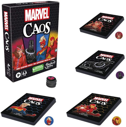 Hasbro - Marvel Caos - Gioco di Carte