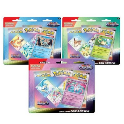 Pokemon SV8.5 Evoluzioni Prismatiche: Collezione con adesivi (IT)