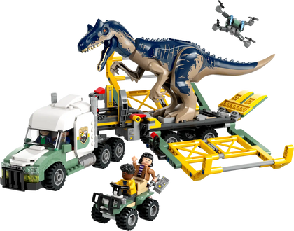 LEGO - Jurassic World - 76966 Missione dinosauro: camion di trasporto dell’allosauro