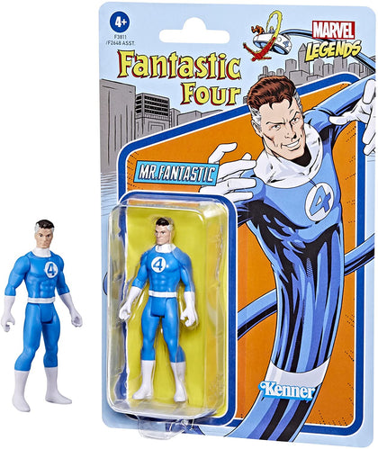 Hasbro - Marvel Legends Retro Collection - Fantastic Four Action Figure 2022 Mr. Fantastic 10 cm