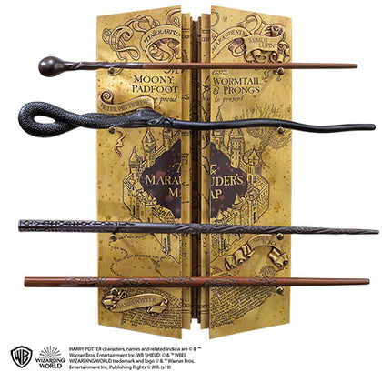 Noble Collection - Harry Potter - Portabacchette 4 posti Mappa del Malandrino