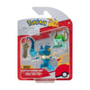 Pokémon - Battle Figure - Set 3 personaggi - Honedge with stand, Bulbasaur e Frogedier