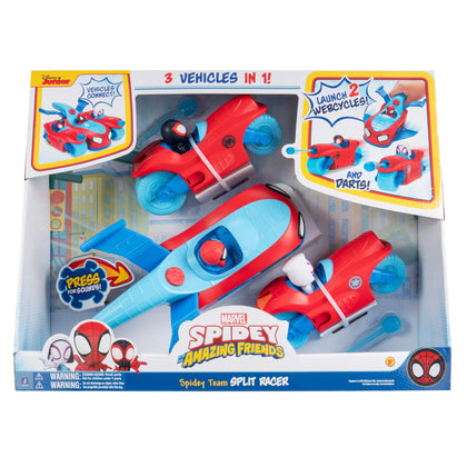 Jazwares - Spidey Veicolo Deluxe 3 in 1 Trasformabile