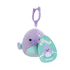 Squishmallows - Personaggi Clip On 10 cm - Saleema il Pesce Lavanda