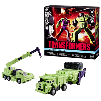 Hasbro - Transformers - Studio Series - The Transformers: The Movie Constructicon Long Haul & Constructicon Hook