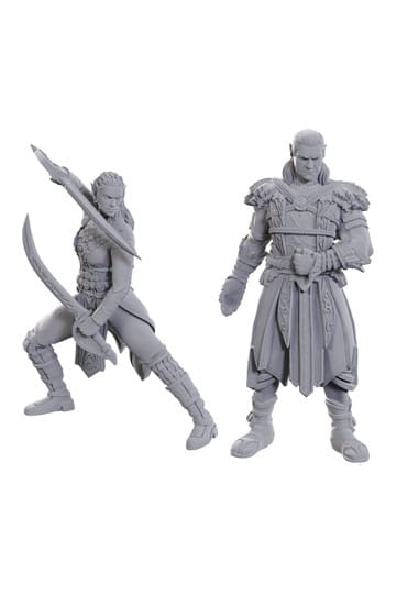 Wizkids - D&D Nolzur's Marvelous Miniatures - Unpainted Miniature Jaheira & Halsin