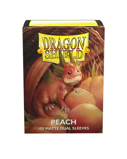 Dragon Shield - Standard - Matte - Dual - Peach 100 pcs