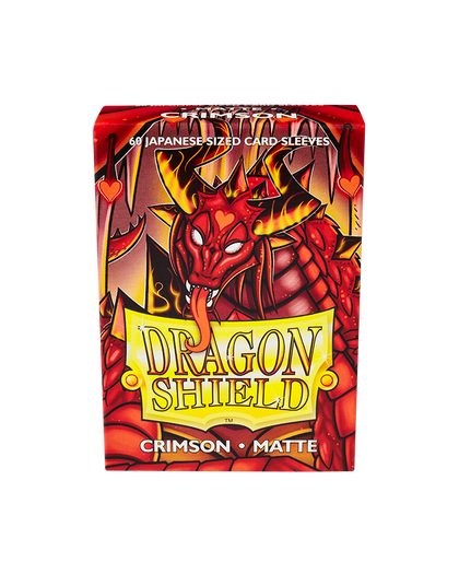 Dragon Shield - Japanese - Matte - Crimson 60 pcs