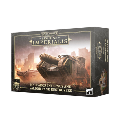 The Horus Heresy - Legions Imperialis - Malcador Infernus And Valdor Tank Destroyers