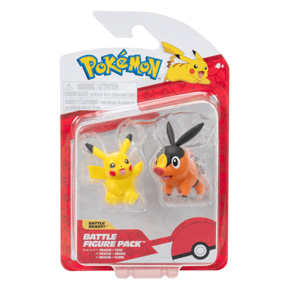 Pokémon - Battle Figure Pack - Pikachu & Tepig