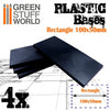 Plastic Bases - Rectangle 100x50mm