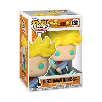 Funko - Animation POP! DBS- SS Trunks w/ Sword Vinyl Figure 9 cm