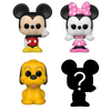 Bitty POP! Disney - Mickey 4PK Vinyl Figures 2 cm