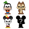 Bitty POP! Disney - Goofy 4PK Vinyl Figures 2 cm