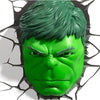 Marvel 3D LED Light Hulk Face 3D