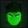 Marvel 3D LED Light Hulk Face 3D