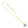 Pusheen Pendant & Necklace Pink and Gold Heart