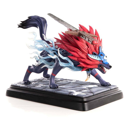 Okami Statue Oki (Wolf Form) 35 cm