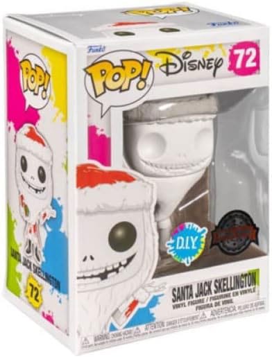 Nightmare before Christmas POP! Disney Vinyl Figure Santa Jack(DIY)(WH) 9 cm 