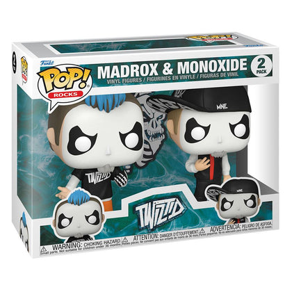 Twiztid POP! Rocks Vinyl Figures 2-Pack Jamie Madrox & Monoxide 9 cm