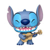 Lilo & Stitch Super Sized Jumbo POP! Games Vinyl Figure Stitch w/Uke 25 cm 