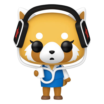 Sanrio POP! Animation Vinyl Figure Aggretsuko w/headphones 9 cm 