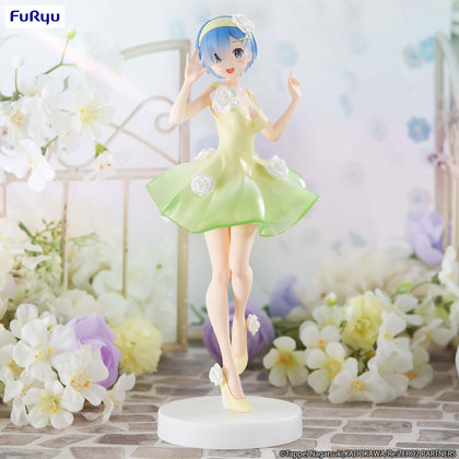 Re: Zero Trio-Try-iT PVC Statue Rem Flower Dress 21 cm