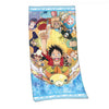 One Piece Velour Towel Straw Hat Pirates 75 x 150 cm