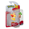 Jazwares - Pokémon - Battle Figure First Partner Set Figure 2-Pack Fennekin, Bonsly 5 cm