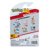 Jazwares - Pokémon - Battle Figure First Partner Set Figure 2-Pack Fennekin, Bonsly 5 cm