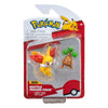 Jazwares - Pokémon - Battle Figure First Partner Set Figure 2-Pack Fennekin, Bonsly 5 cm