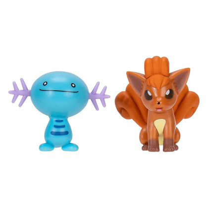 Jazwares - Pokémon - Battle Figure Set Figure 2-Pack Wooper & Vulpix