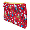 Hello Kitty by Loungefly Coin/Cosmetic Bag 50th Anniversary AOP