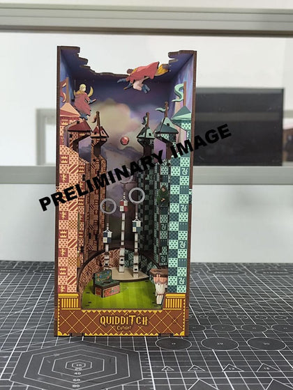 Revell - Harry Potter - Tiny Adventures Book Nook Mini Diorama Quidditch Pitch 23 cm