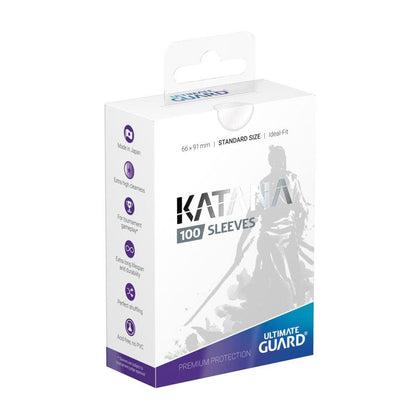 Ultimate Guard - Katana Sleeves - Standard Size - Transparent 100 pcs