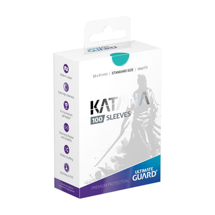 Ultimate Guard - Katana Sleeves - Standard Size - Turquoise 100 pcs