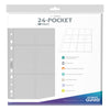 Ultimate Guard 24-Pocket QuadRow Pages Side-Loading Clear (10)