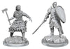 Wizkids - D&D Nolzur's Marvelous Miniatures - Unpainted Miniatures 2-Pack Human Fighters